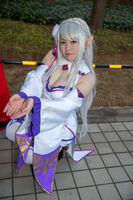 【Image】Edww This Rezero Emilia cosplayer is echiechi wwwwww