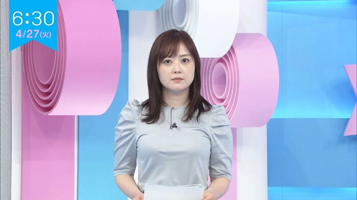 ZIP Mizuki Asami Ana will show off the big stretched on the bread pan from the morning ※ There is an image 20th image