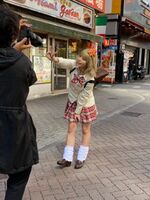 Miss Maga 2020 Weekly Shonen Magazine Award Selected By Herina Kikuchi (16) Becomes a blonde gal with a full bust of loose socks